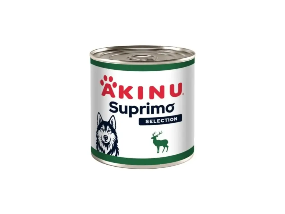 Konzerva pro PSY - Zvěřina kousky - Akinu SUPRIMO Selection 400g Levný