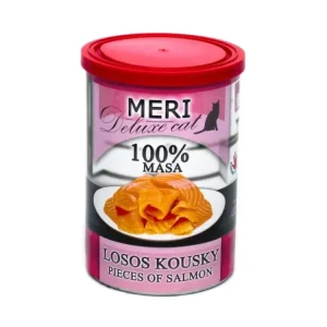 MERI Deluxe Cat losos kousky, konzerva 400 g Značkový