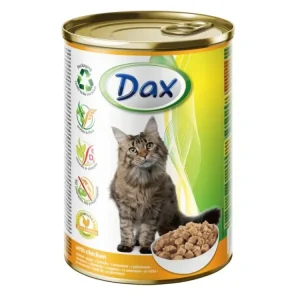 Dax Cat kousky drůbeží, konzerva 415 g Autentický