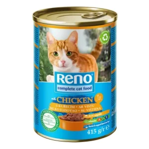 RENO Cat kuře, kousky 415 g Sezónní Sleva
