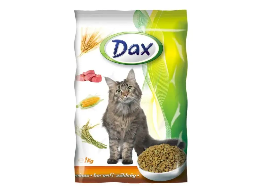Ověřený Dax Cat granule drůbeží se zeleninou 1 kg