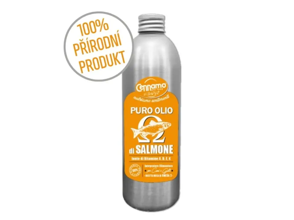 Lososový olej natural Cennamo 500 ml Expirace 8/2026 Originální