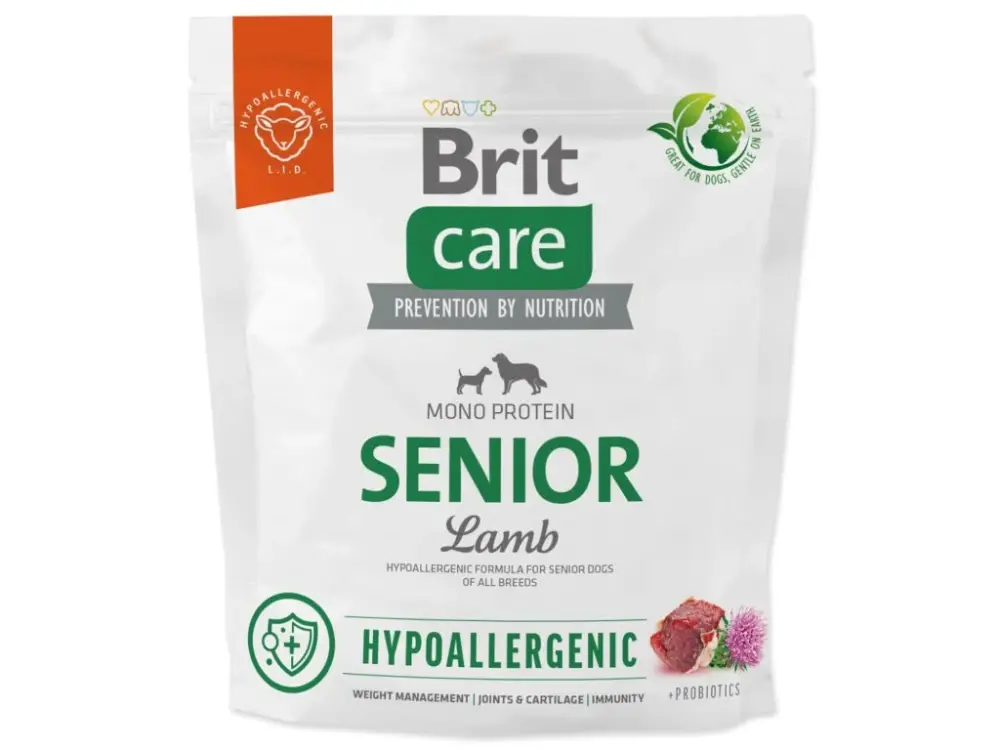 Krmivo Brit Care Dog Hypoallergenic Senior 1kg Levný