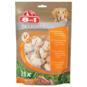 Pochoutka 8in1 Delights kost žvýkací XS 21ks Poslední Šance