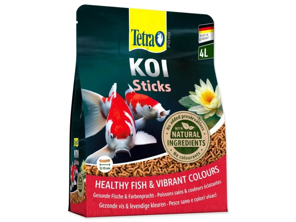 Krmivo Tetra Pond Koi Sticks 4l Vysoce Kvalitní