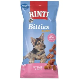 Ověřený Pochoutka Rinti Bitties Puppy kuře a kachna 75g