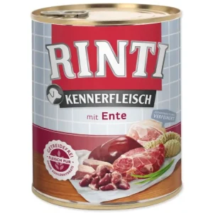 Konzerva Rinti Kennerfleisch Adult kachní srdce 800g Novinka