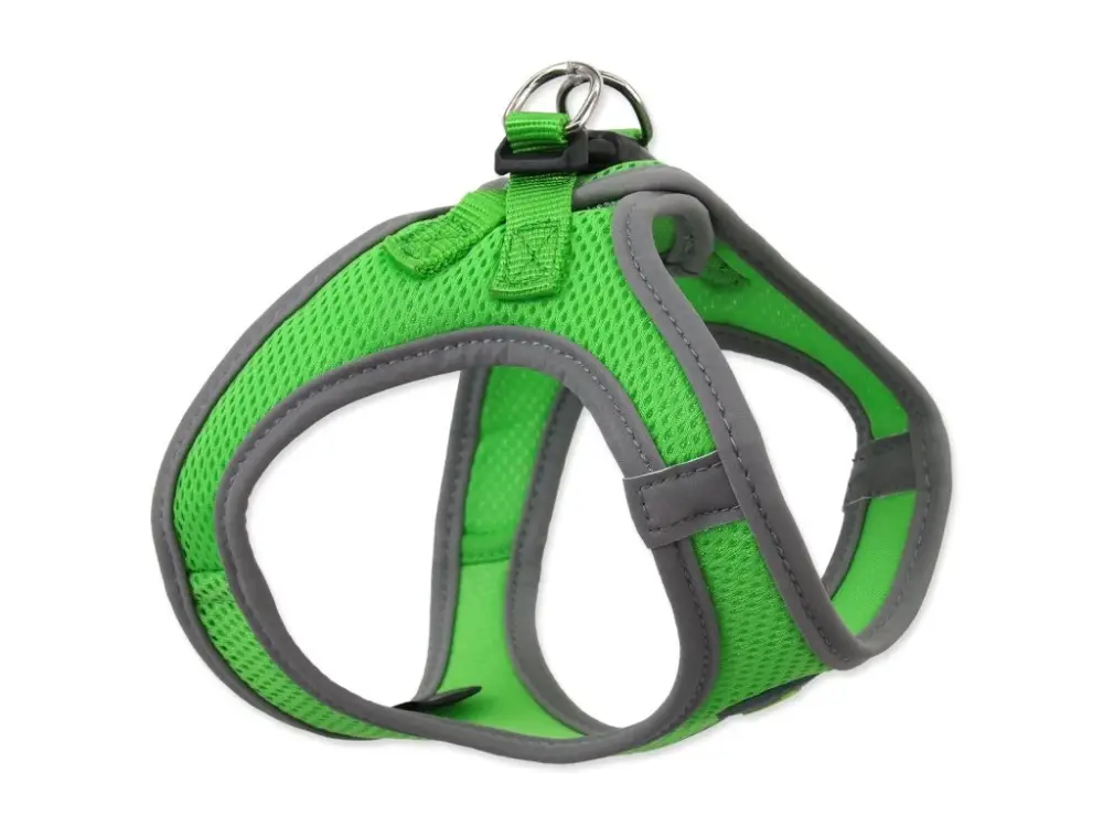 Postroj Dog Fantasy Puppy XL limetka 53-58cm Časově Omezené