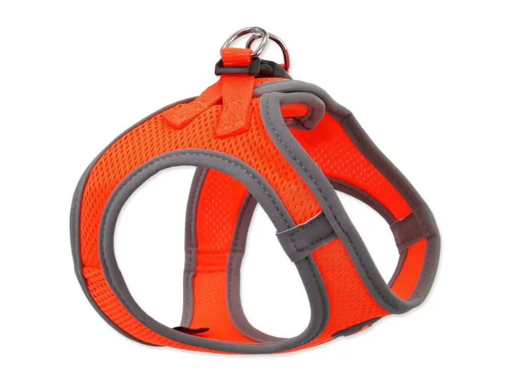Postroj Dog Fantasy Puppy M oranžový 41-46cm Cenová Bomba