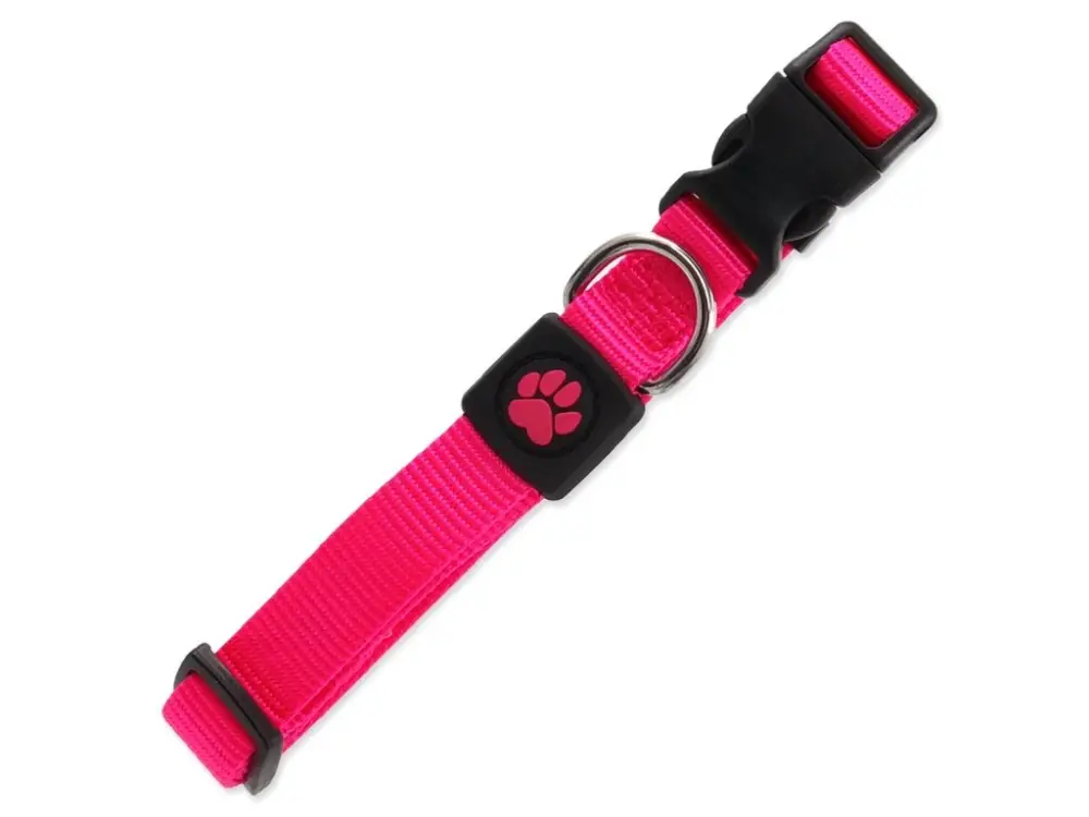 Obojek Active Dog Premium M růžový 2x34-49cm Novinka