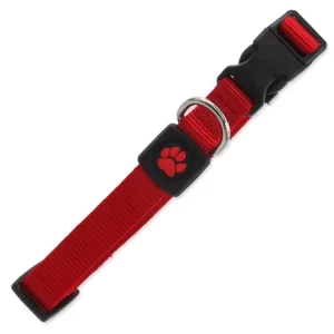 Originální Obojek Active Dog Premium M červený 2x34-49cm
