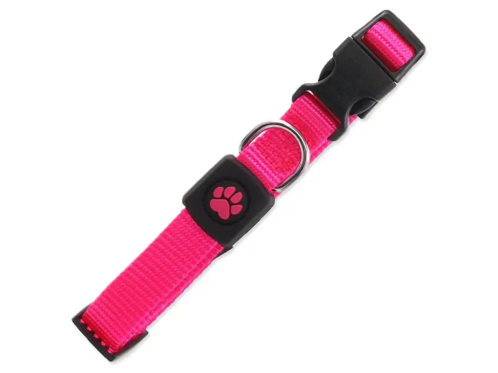 Levný Obojek Active Dog Premium S růžový 1,5x27-37cm