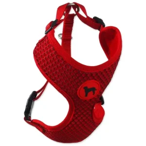 Postroj Active Dog Mellow M červený 1,5x40-55cm Novinka