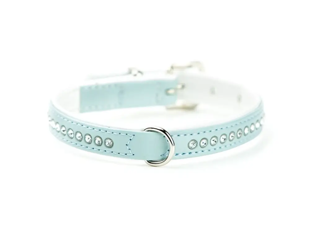 Nobby Crystal obojek se Swarovski krystaly XS-S 32cm světle modrá Objednat Nyní