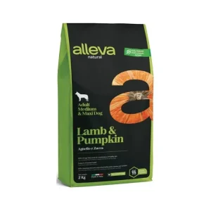 ALLEVA NATURAL Dog Dry Adult Lamb&Pumpkin Medium/Maxi 2kg Novinka