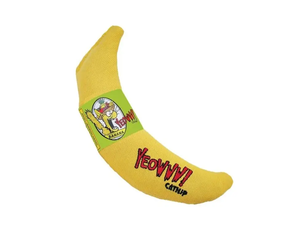 Nová Kolekce Hračka cat Yeowww banan s catnipem RW 17,5cm