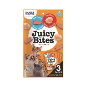 Inaba Juicy Bites cat snack ryba a škeble Pouze Dnes