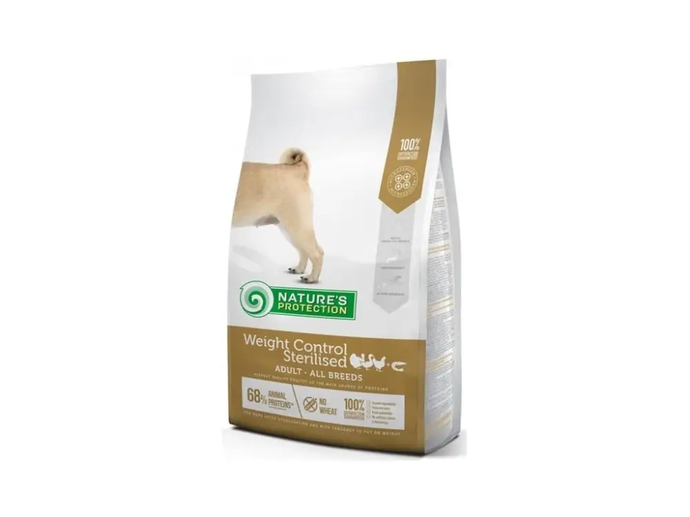 Finální Výprodej Nature's Protection Dog Dry Weight Control Sterilised 12 kg