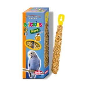 Pouze Dnes Nobby StarSnack závěsné tyčinky s medem pro papoušky 2x30g