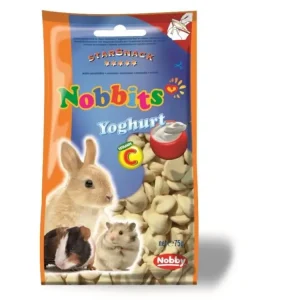 Must-Have Nobby StarSnack Nobbits pamlsky pro hlodavce jogurtové 75g