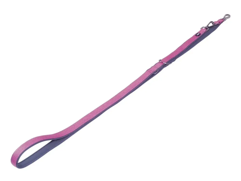 Vysoce Kvalitní Nobby CLASSIC PRENO ROYAL vodítko neoprén růžová XS-S 200cm
