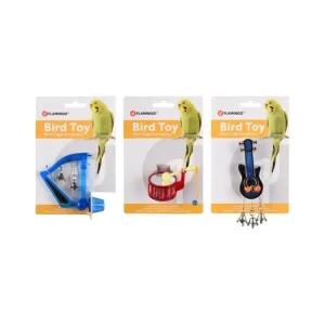 Hračka pták plast "hud.nástroje" mix druhů, Flamingo Akce