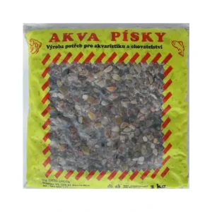 Horká Nabídka Písek akvarijní Akva č.10 - přírodní 3 kg 4 - 6 mm