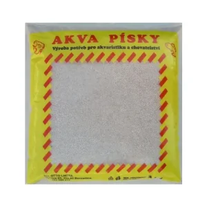 Písek akvarijní Akva č.1 - bílý říční jemný 3 kg Značkový