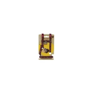 Postroj hlod.nylon s vodítkem,tlapky/mix b. Rosewood large Nová Kolekce