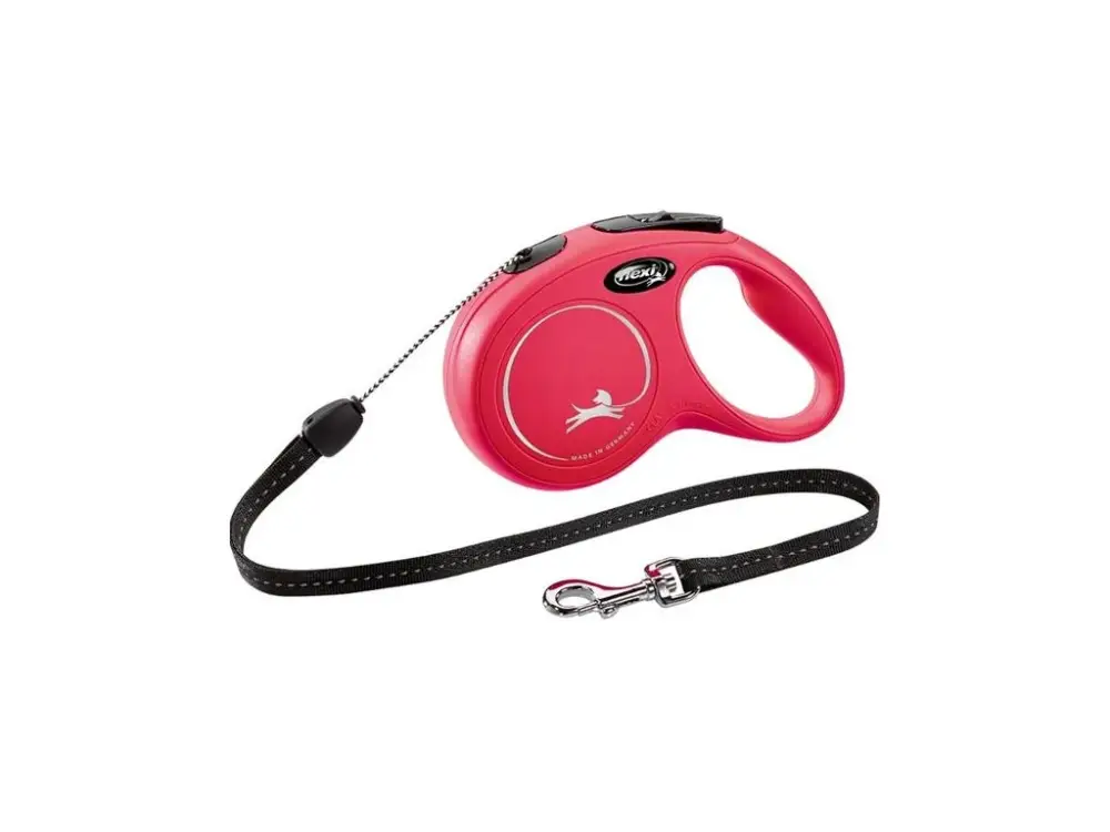 Flexi Classic NEW S lanko 8 m červené 12 kg Dokud Zásoby Vydrží