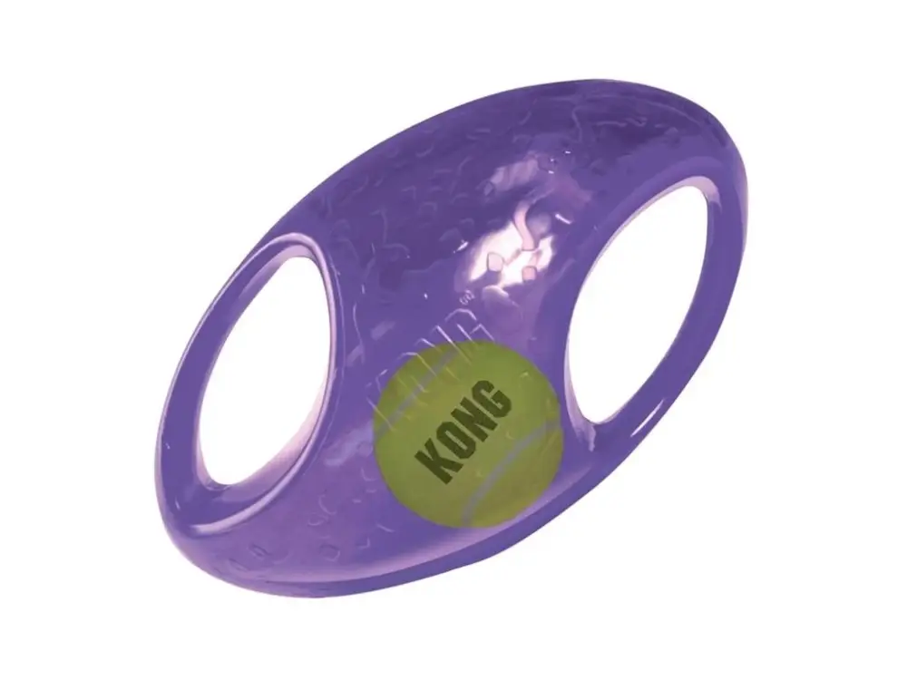 Hračka guma + tenis Jumbler míč rugby KONG M/L Super Cena