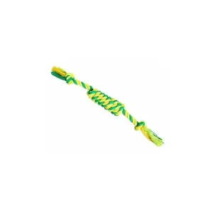 Uzel válec HipHop Dog bavlněný se 2 knoty 38 cm / 100 g limetková, zelená Nová Kolekce