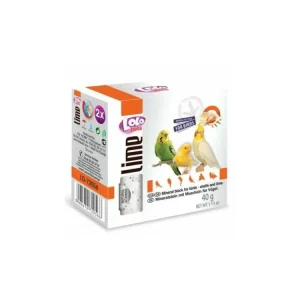 Dokud Zásoby Vydrží LOLOpets LIME minerální kámen s mušlemi pro ptáky 40 g