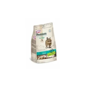 Novinka LOLO PREMIUM krmivo pro osmáky degu 750 g sáček