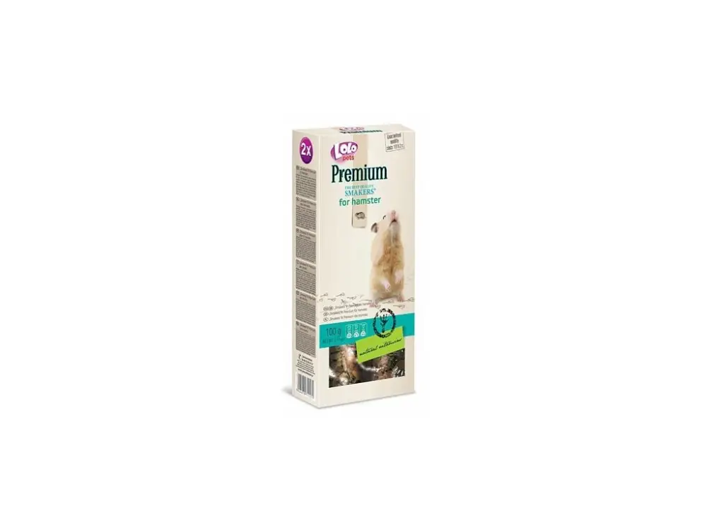 Značkový LOLO PREMIUM SMAKERS 2 klasy pro křečky 100 g