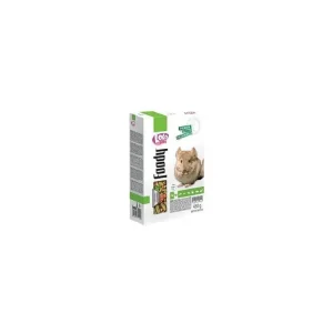Značkový LOLO Foody kompletní krmivo pro činčily 450 g krabička