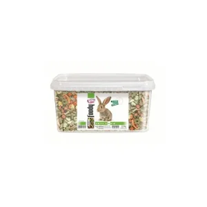 LOLO Foody kompletní krmivo pro králíky 3 L, 2 kg kyblík Značkový