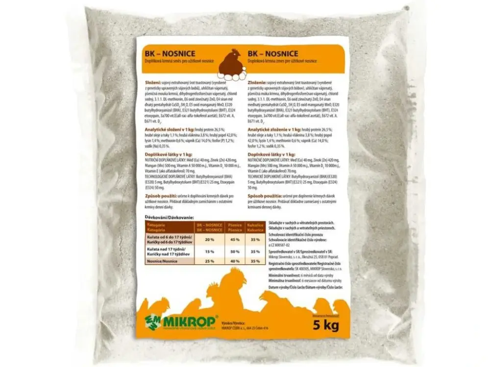Nosnice Mikrop 5 kg Sleva