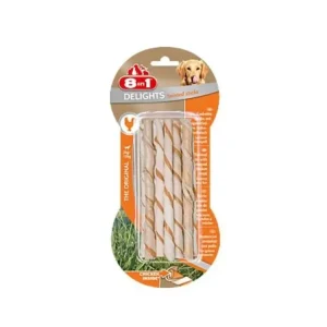 Pochoutka 8in1 Delights Chicken Twisted Sticks 10ks Cenový Hit