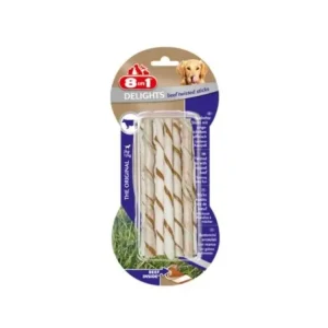 Pochoutka 8in1 Delights Beef Twisted Sticks 10ks Odeslání Ihned