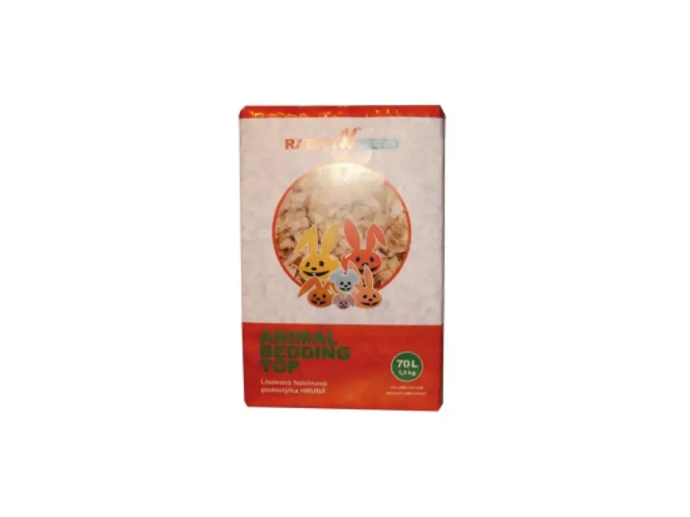 Hobliny podestýlka lis.hrubá TOP RabbitWeed 70l/1,5kg Levný