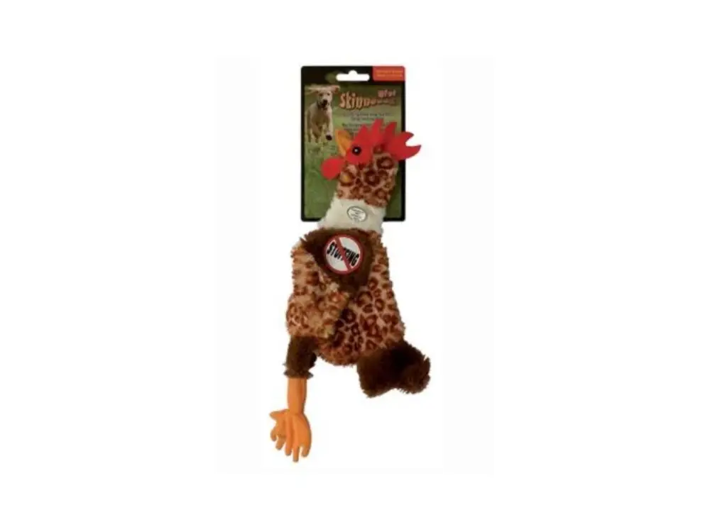 Ověřený Hračka pes Kohout pískací 32cm Skinneeez