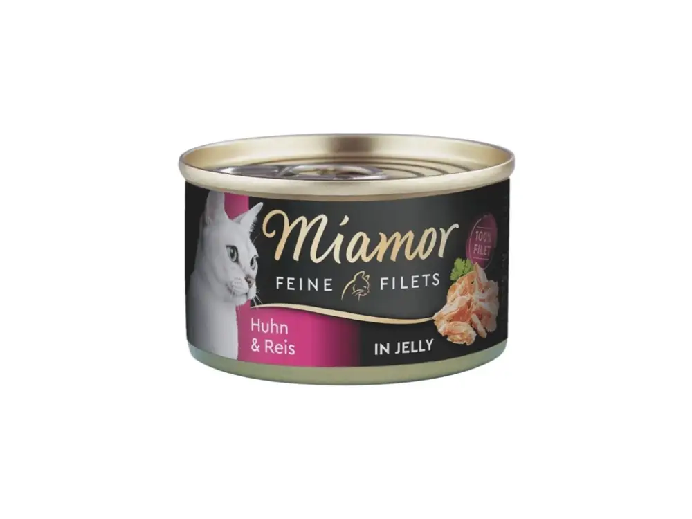 Přímo Od Výrobce Miamor Cat Filet konzerva kuře+rýže v želé 100g