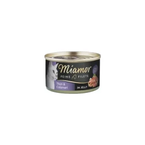 Speciální Cena Miamor Cat Filet konzerva tuňák+kalamáry v želé 100g