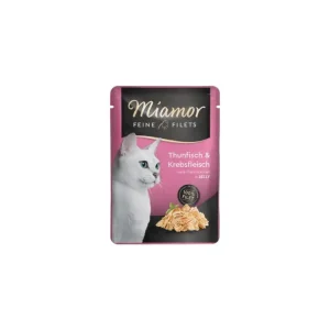 Miamor Cat Filet kapsa tuňák+krab v želé 100g Koupit Online