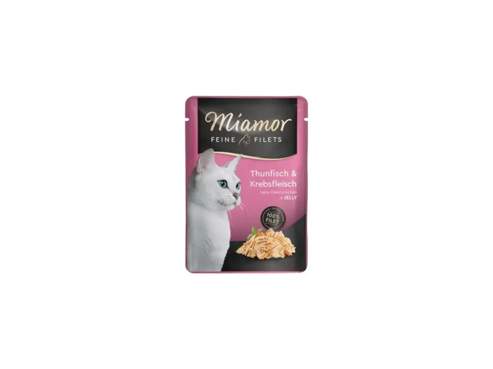 Miamor Cat Filet kapsa tuňák+krab v želé 100g Koupit Online
