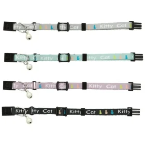 Akční Cena Obojek kočka nylon Kitty Cat pro koťata 20cm mix TR