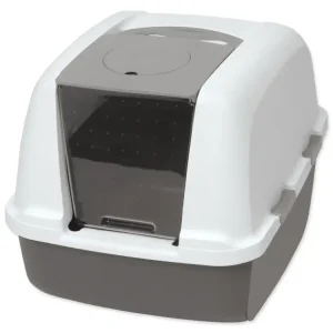 WC kočka kryté domek JUMBO šedá 56x50x 47cm 1ks Jen Po Omezenou Doba