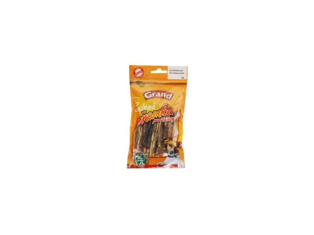 Kup Teď GRAND Dog poch. Suš. Mňamka střívka 50g