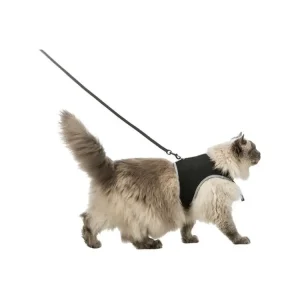 Nejprodávanější Postroj kočka vesta 36-54cm/1,20m černá TR